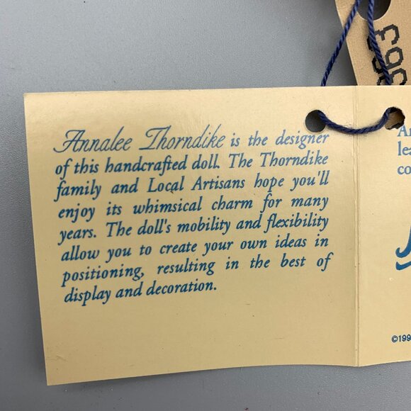 Vintage Annalee Collectible 7" Mrs Santa Shopping Poseable Doll - Picture 9 of 10